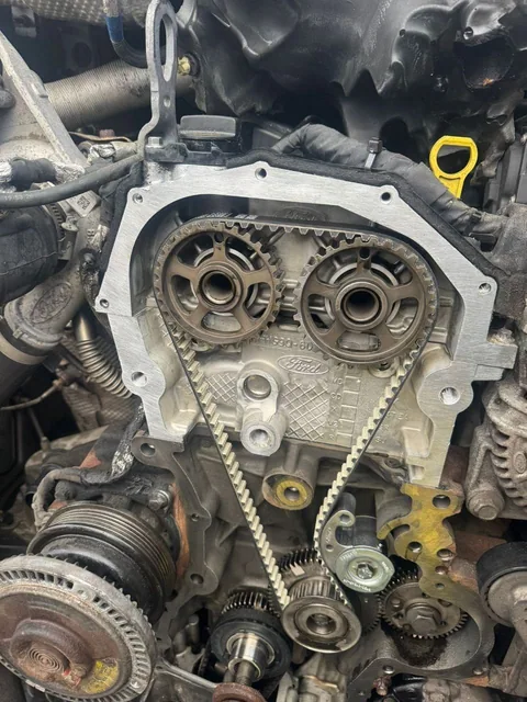 lanț de distribuție Ford expus în timpul reviziei